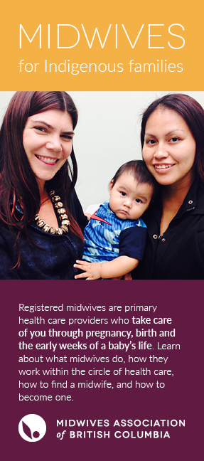 Cover Midwifery for Indigenous Families Brochure